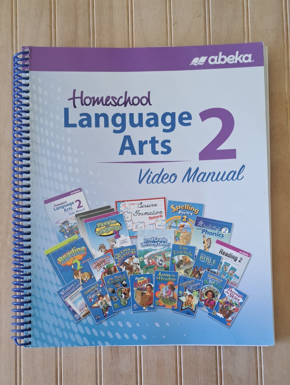 Abeka Homeschool Language Arts 2 Video Manual Like New Current Edition
